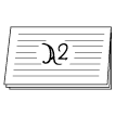 Icon Schreibtischunterlagen